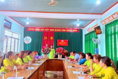 ĐẠI HỘI CHI BỘ TRƯỜNG MN HOA PHƯỢNG NHIỆM KỲ 2025-2027.